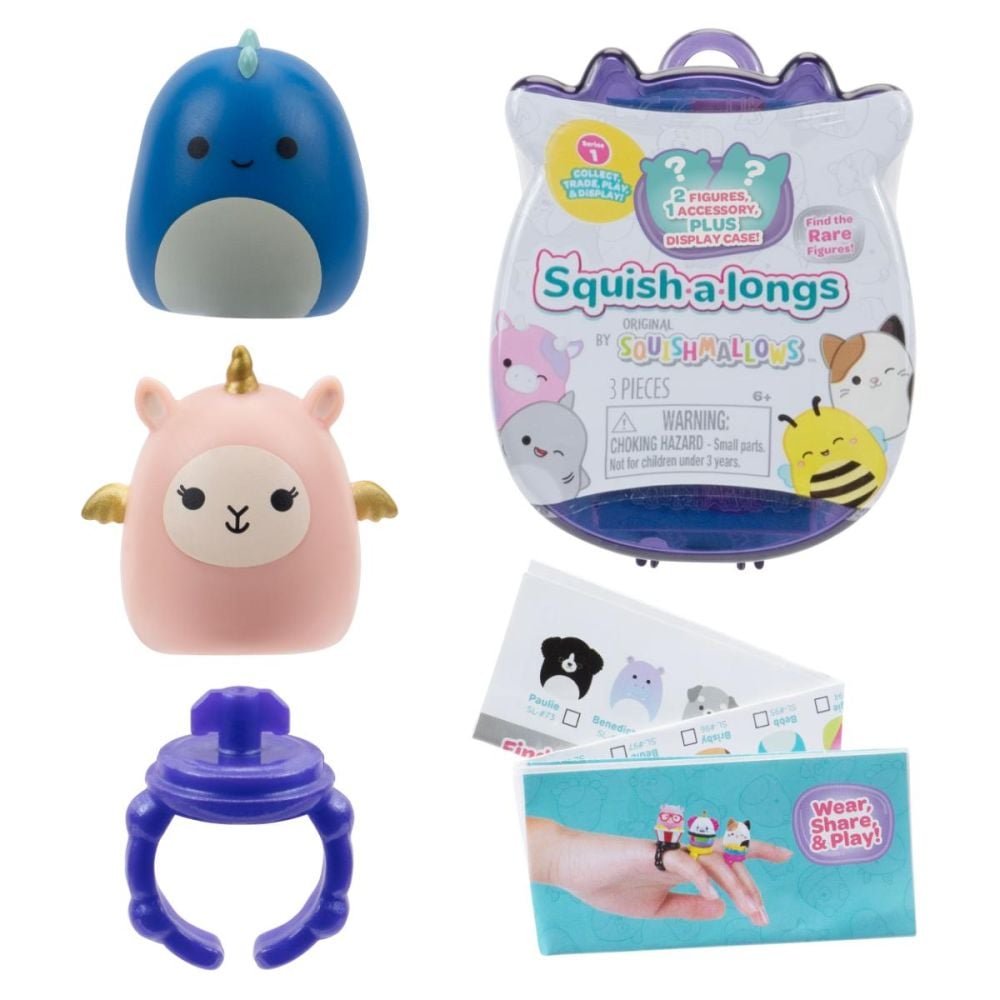 Комплект от 2 фигурки изненада, Squishmallows, Squish a longs, S1