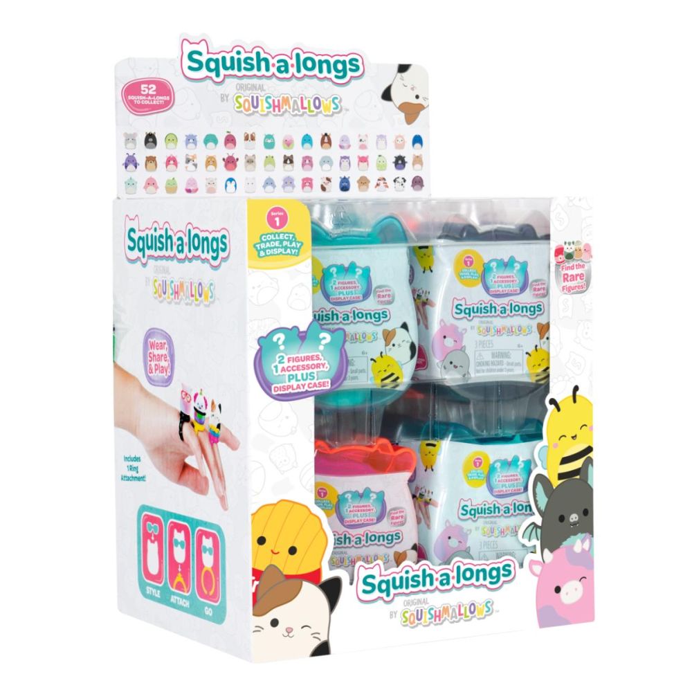 Комплект от 2 фигурки изненада, Squishmallows, Squish a longs, S1