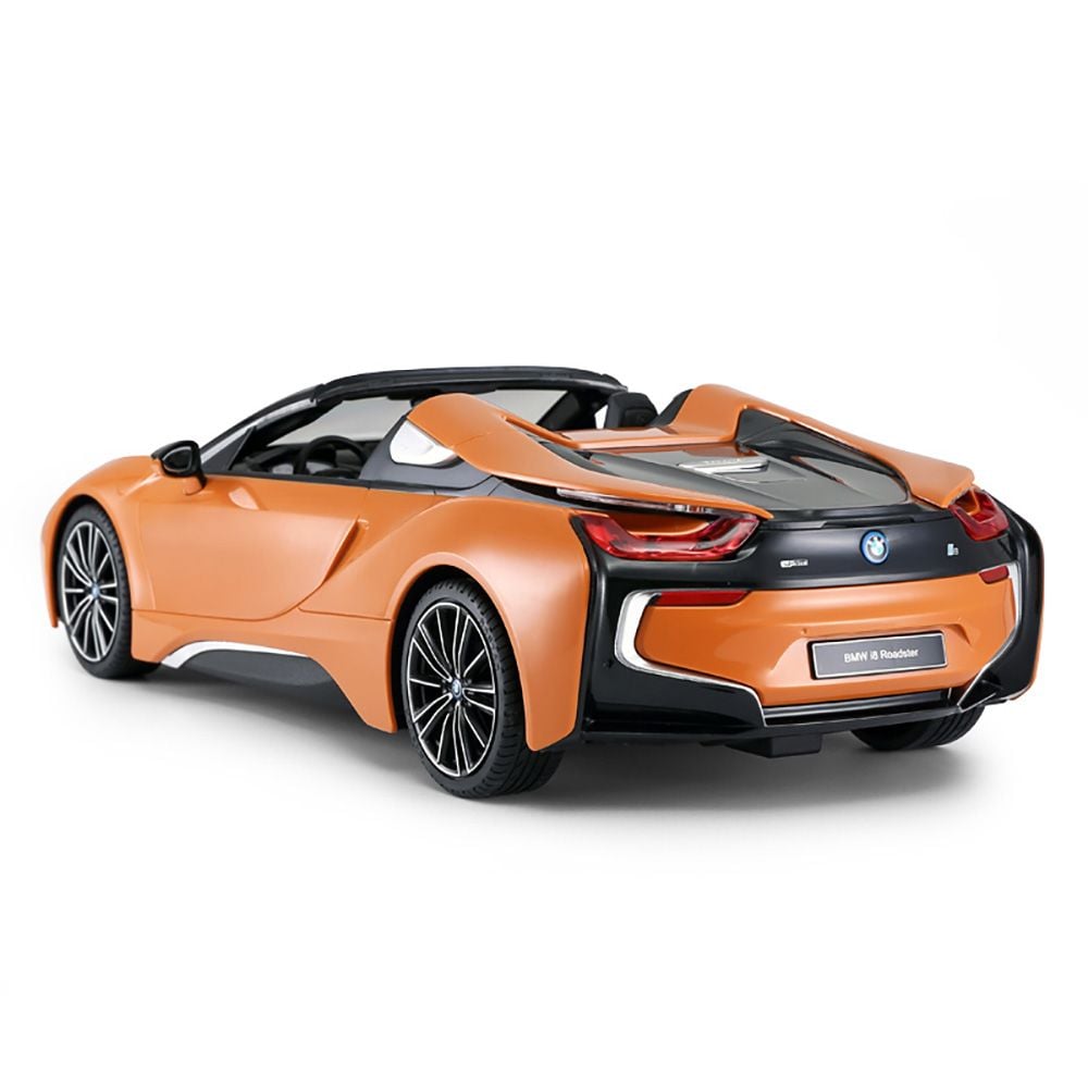Количка с дистанционно управление, Rastar, BMW I8 Roadster, 1:12, Oранжева