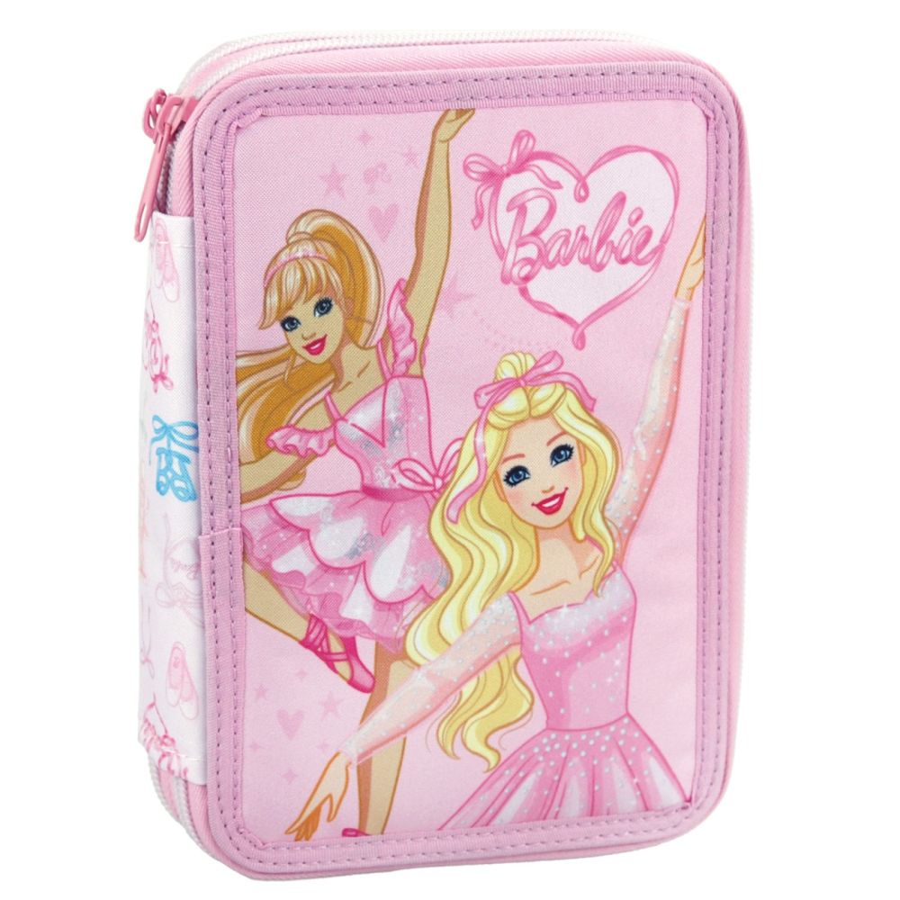Ученически несесер с две отделения и принадлежности, Barbie, Ballet