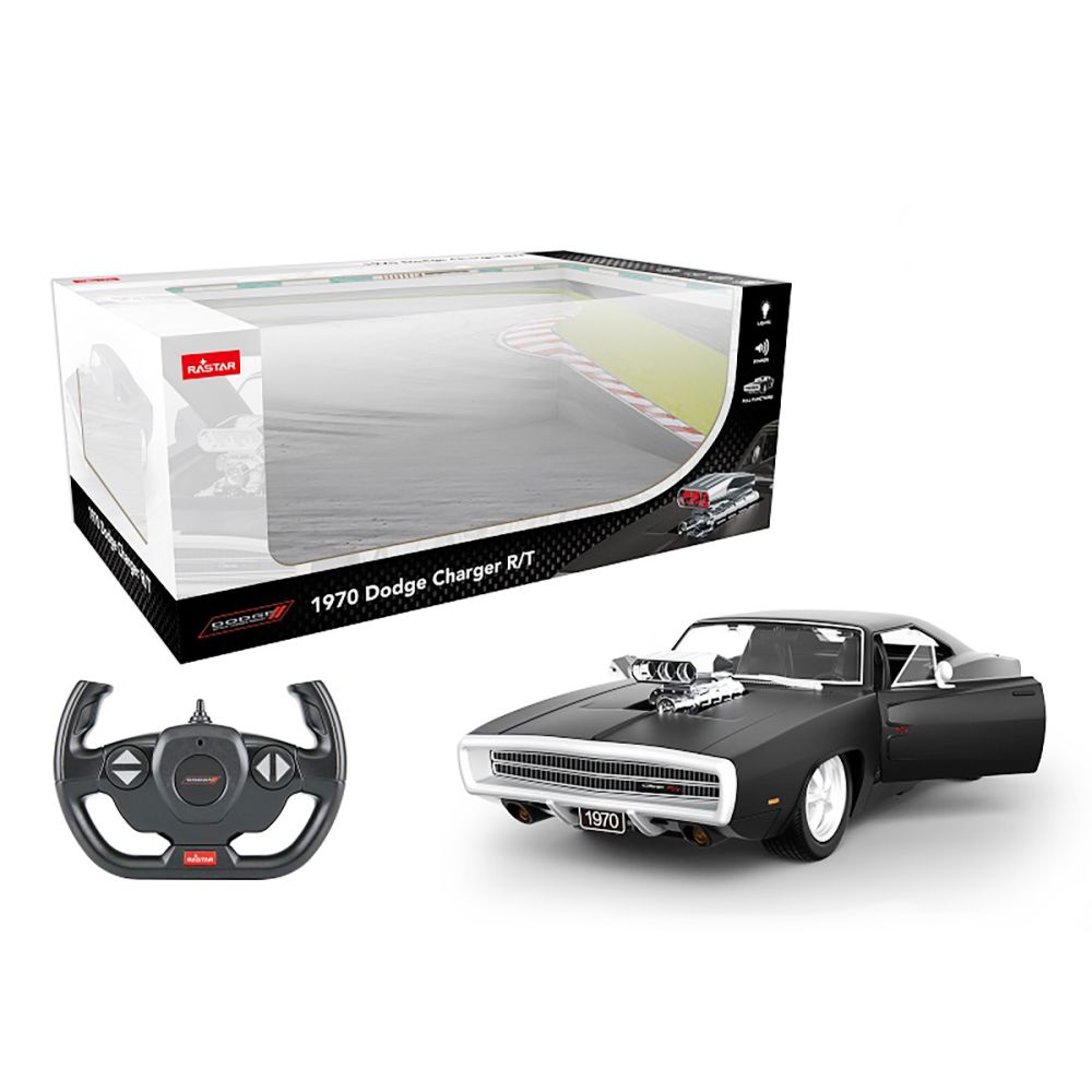 Количка с дистанционно, Rastar, Dodge Charger RT, 1:16