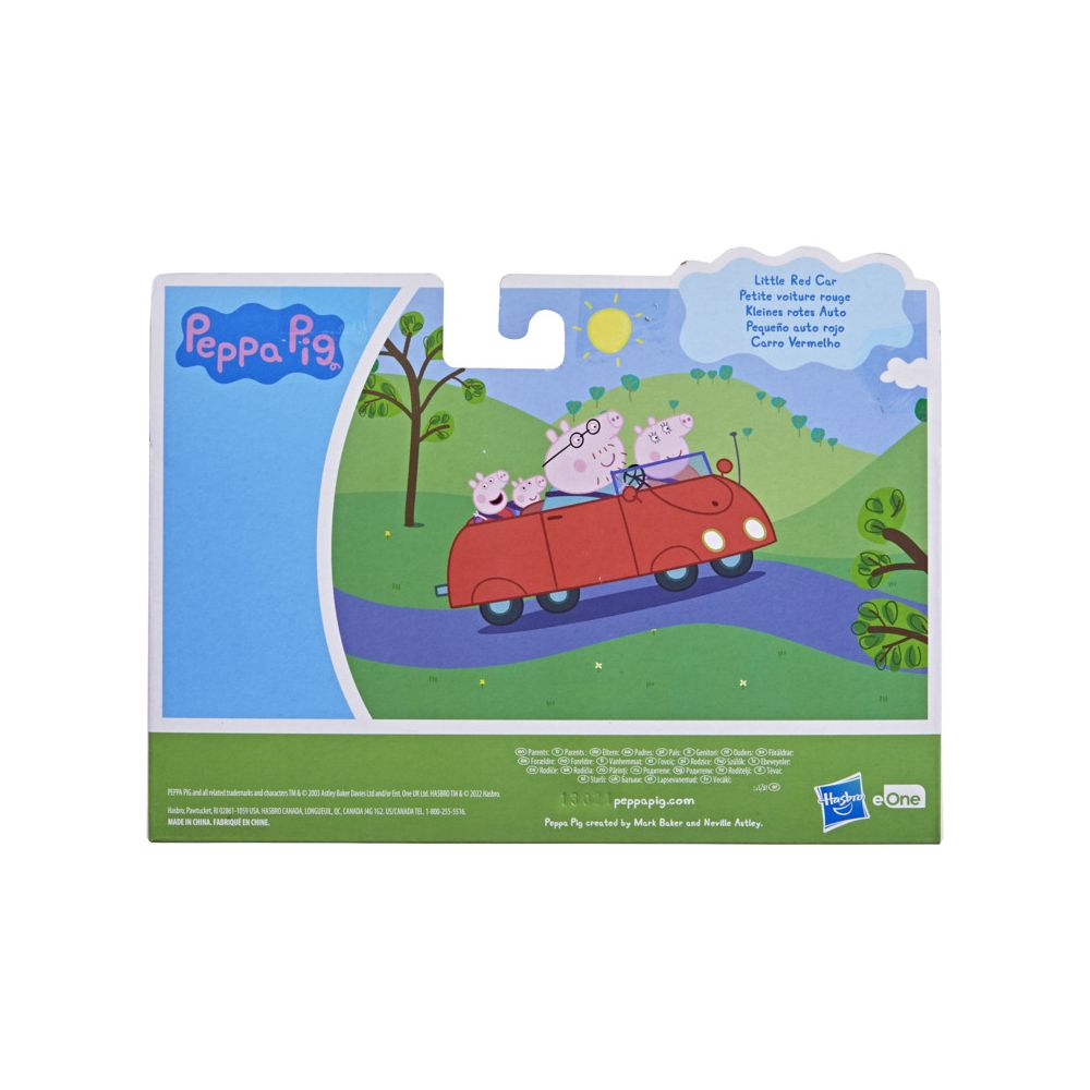Комплект фигурка и количка, Peppa Pig, Little Red Car, F2212