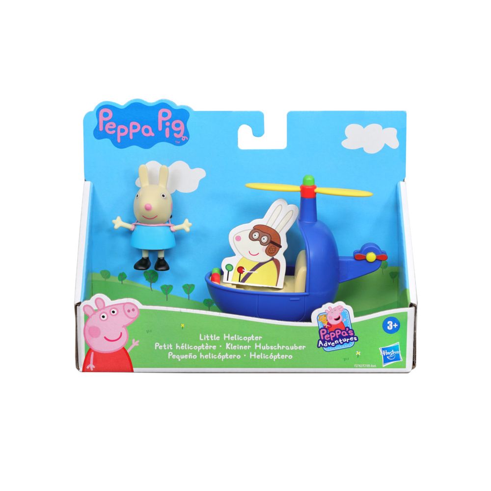 Комплект фигурка и хеликоптер, Peppa Pig, Little Helicopter, F2742