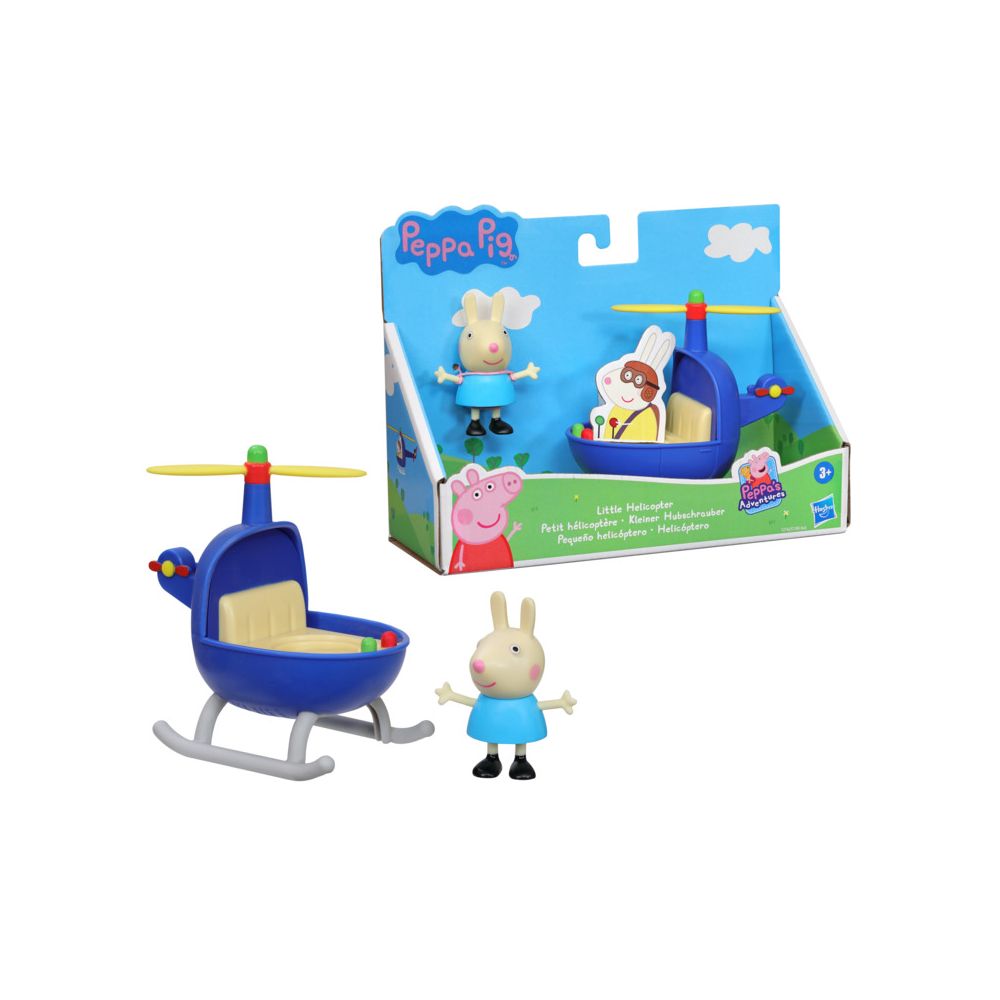 Комплект фигурка и хеликоптер, Peppa Pig, Little Helicopter, F2742