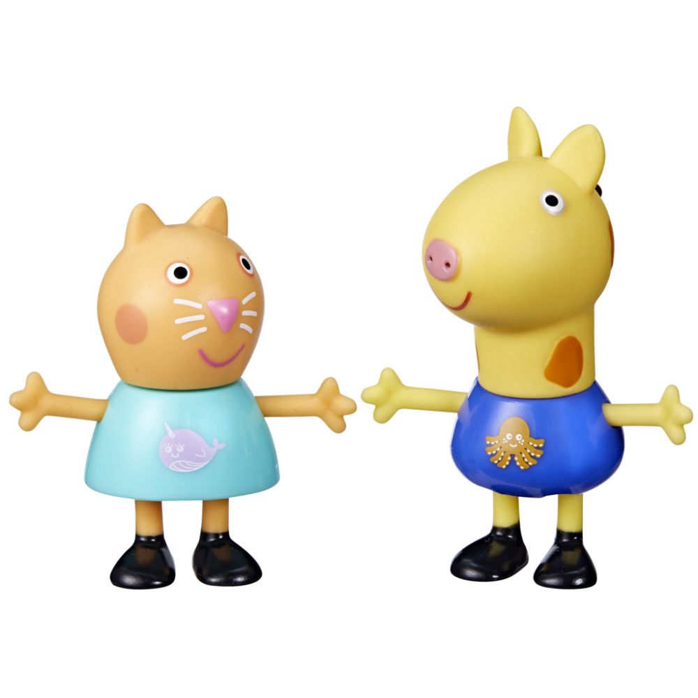 Комплект 2 фигурки Peppa Pig, Candy Cat и Gerald Giraffe, F9707