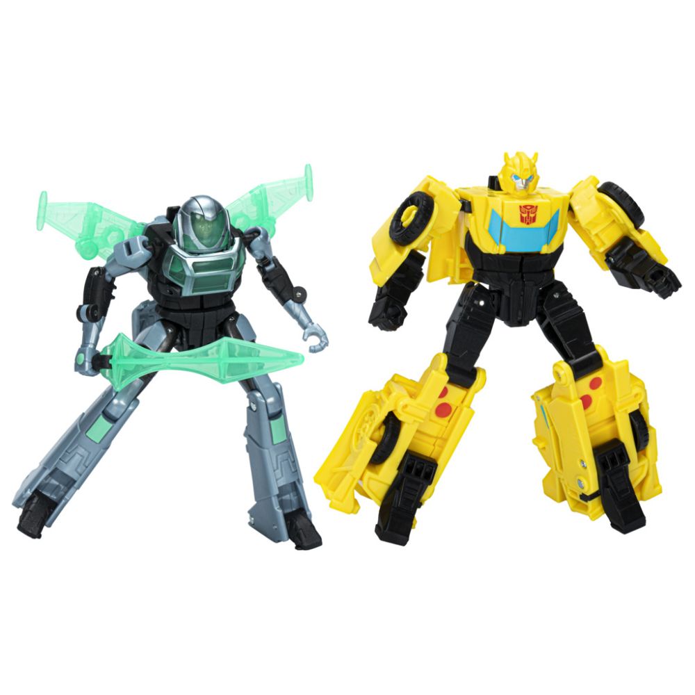 Комплект от 2 фигурки Transformers, Earthspark, Bumblee Bee и Mo Malto, F8439