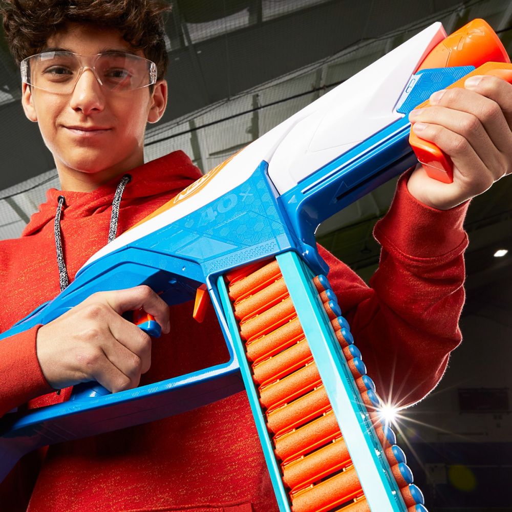 Бластер с 80 дунапренени стрелички, Nerf, N1 Series, Infinite
