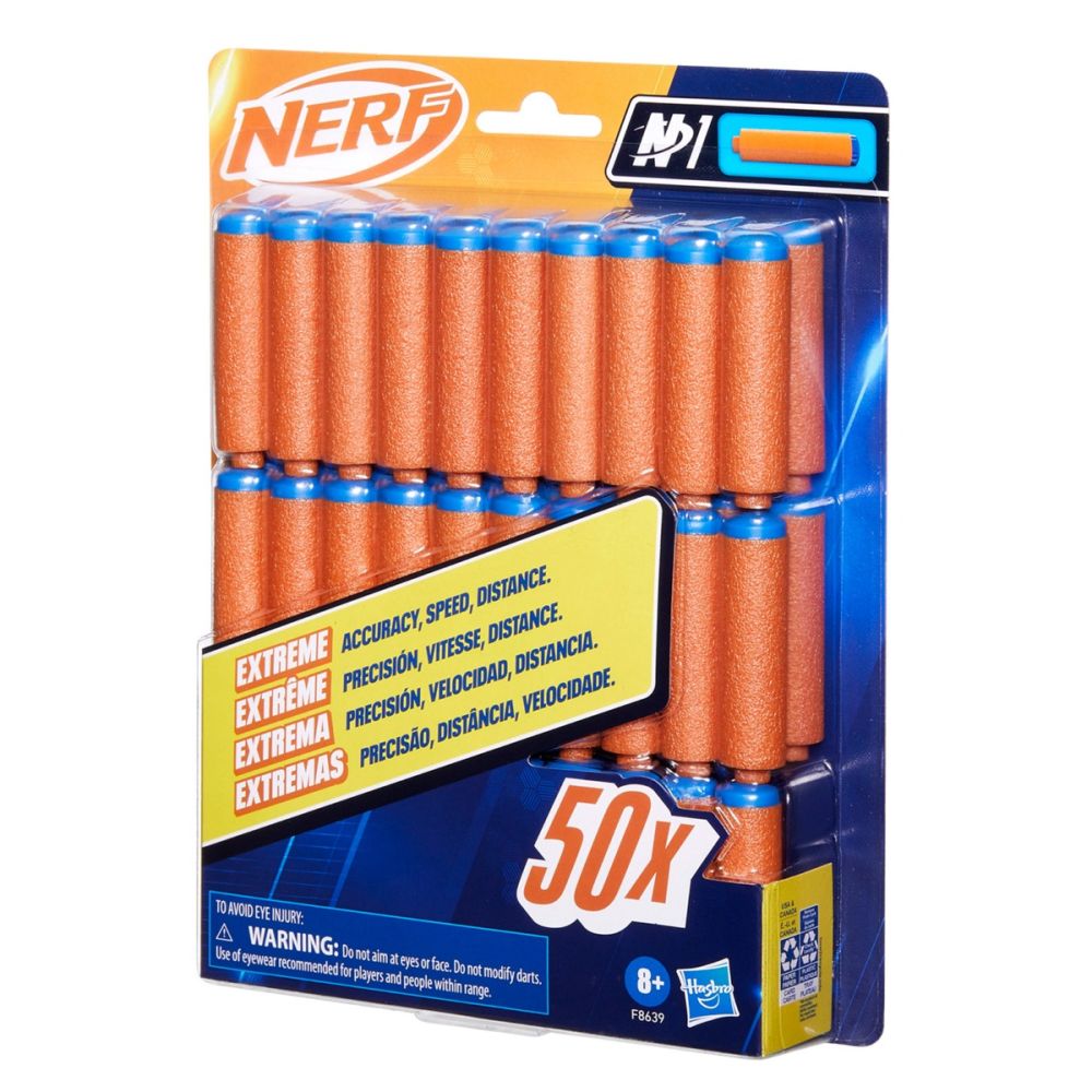 Комплект 50 дунапренени стрелички, Nerf N1