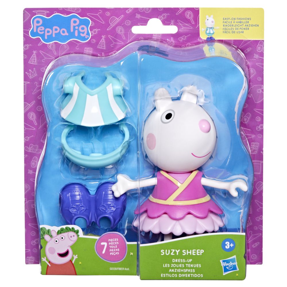 Комплект фигурка с модни аксесоари, Peppa Pig, Suzy Sheep, G0330