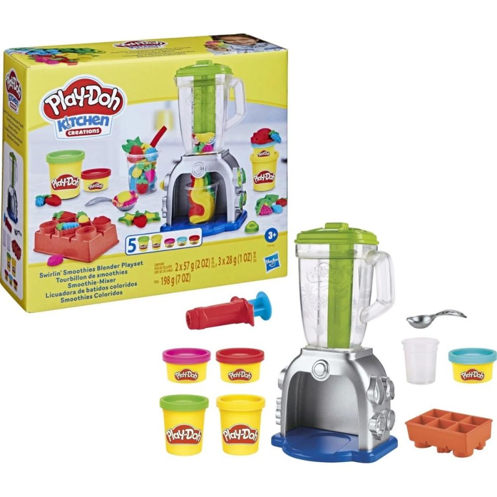 Комплект блендер с аксесоари, Play-Doh, Swirlin Smoothies, F9142