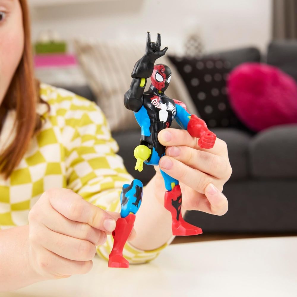 Комплект 2 фигурки, Marvel, Mixmashers, Venom Vs Venomized Spiderman, F9194