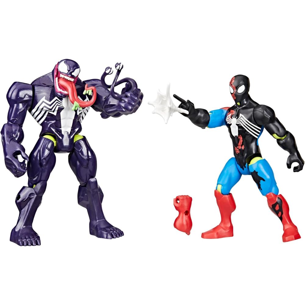 Комплект 2 фигурки, Marvel, Mixmashers, Venom Vs Venomized Spiderman, F9194