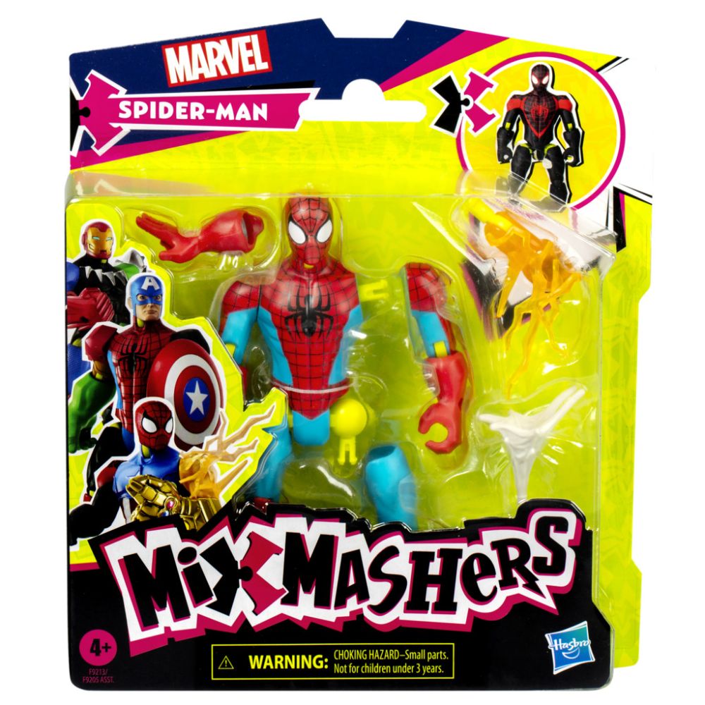 Фигурка с аксесоари, Marvel Spiderman, Mixmashers, Spider-Man, F9213