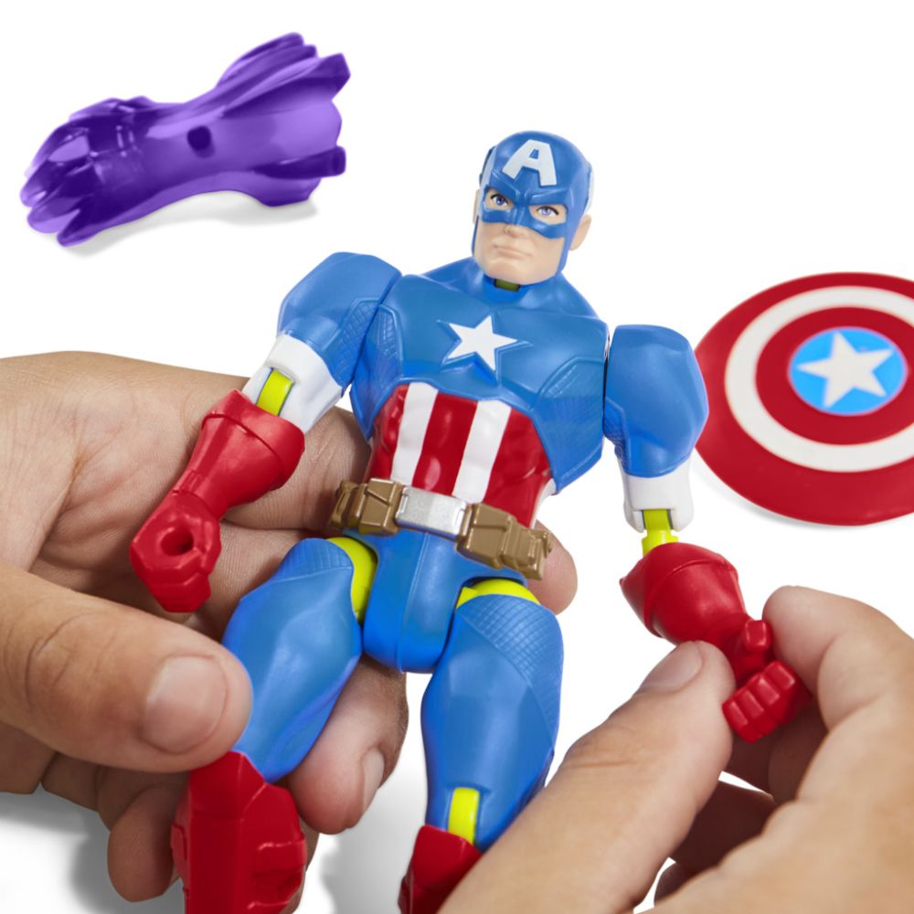 Подвижна фигурка, Marvel Avengers, Mixmashers, Captain America, F9267