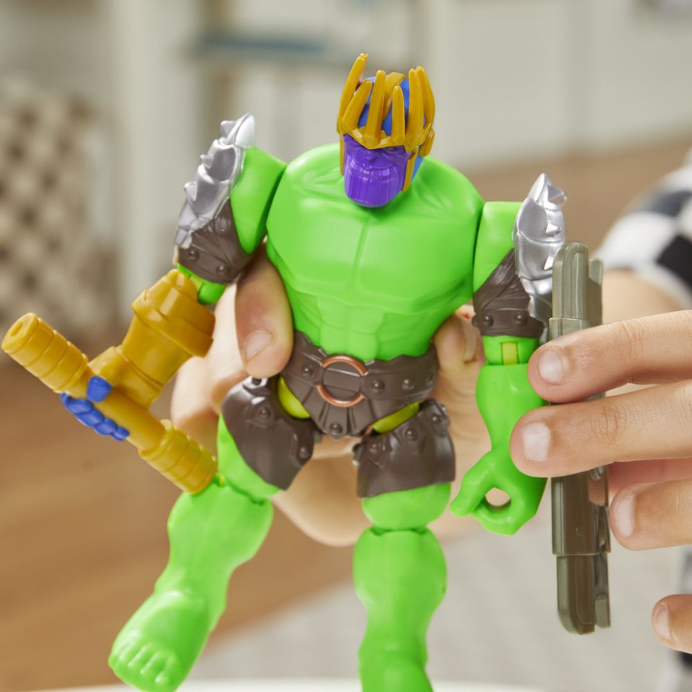 Подвижна фигурка с аксесоари, Marvel Avengers, Mixmashers, Hulk, F9270