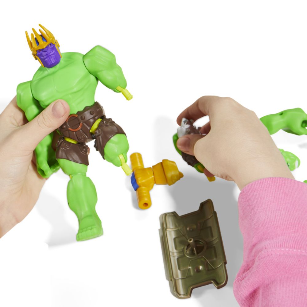 Подвижна фигурка с аксесоари, Marvel Avengers, Mixmashers, Hulk, F9270