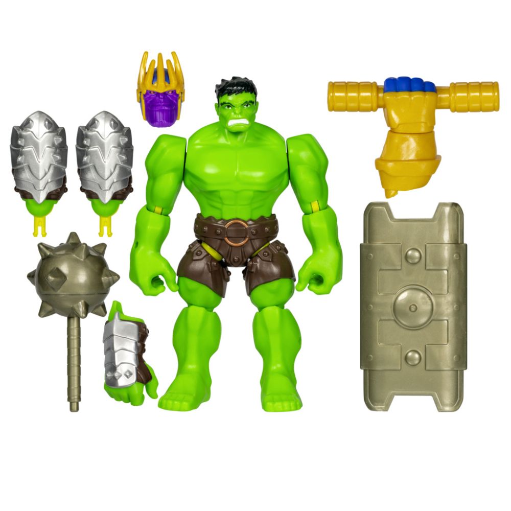 Подвижна фигурка с аксесоари, Marvel Avengers, Mixmashers, Hulk, F9270