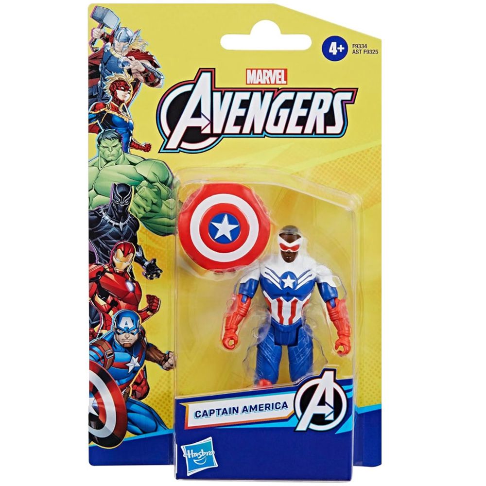 Фигурка с аксесоар, Marvel Avengers, Captain America, 10 см