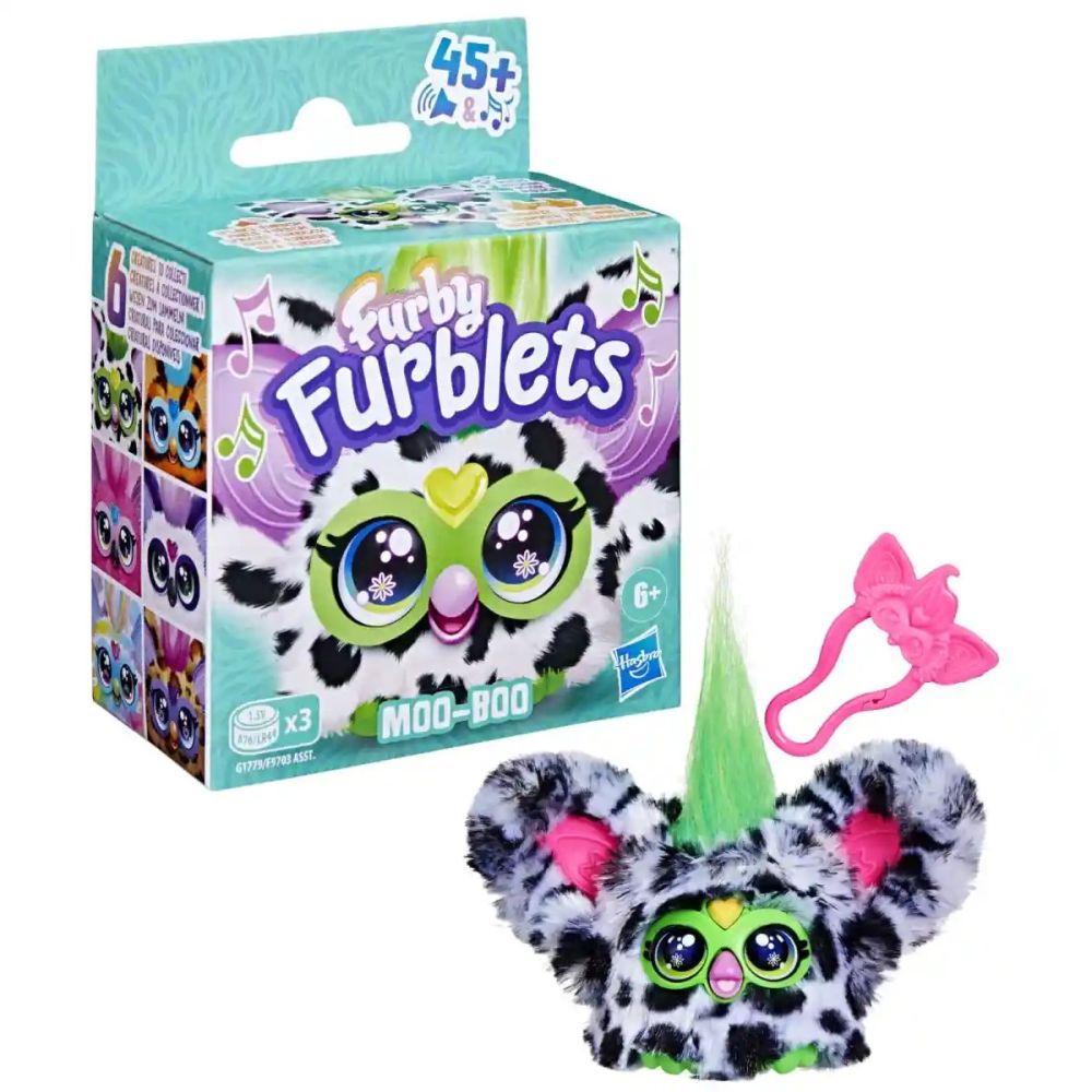 Интерактивна плюшена играчка, Furby Furblets, Moo-Boo, G1779