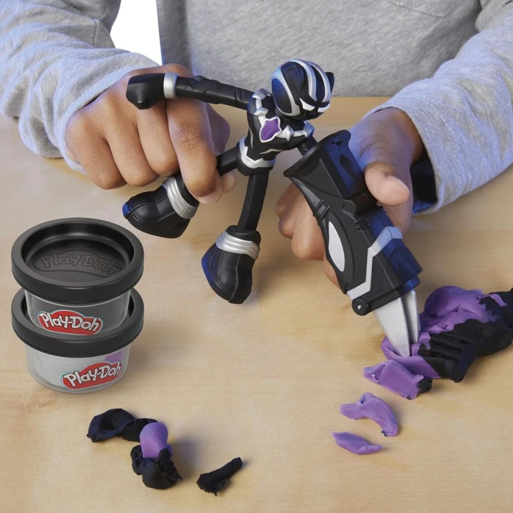 Комплект за игра с фигурка, Play-Doh, Marvel Black Panther, G0055