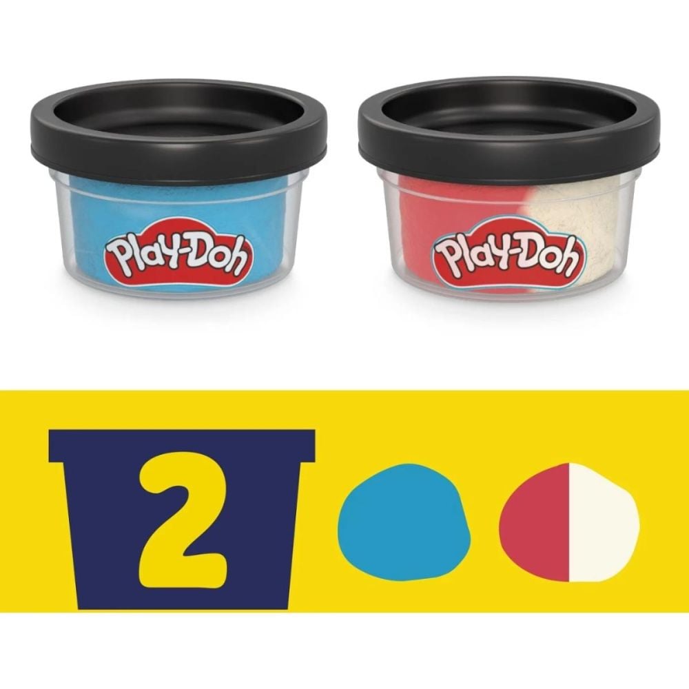 Комплект за игра с фигурка, Play-Doh, Marvel, Captain America, G0056