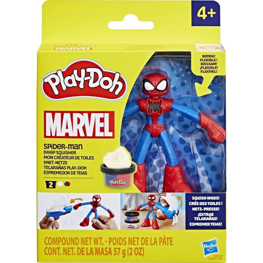 Комплект за игра с фигурка, Play-Doh, Marvel, Spider Man, G0058