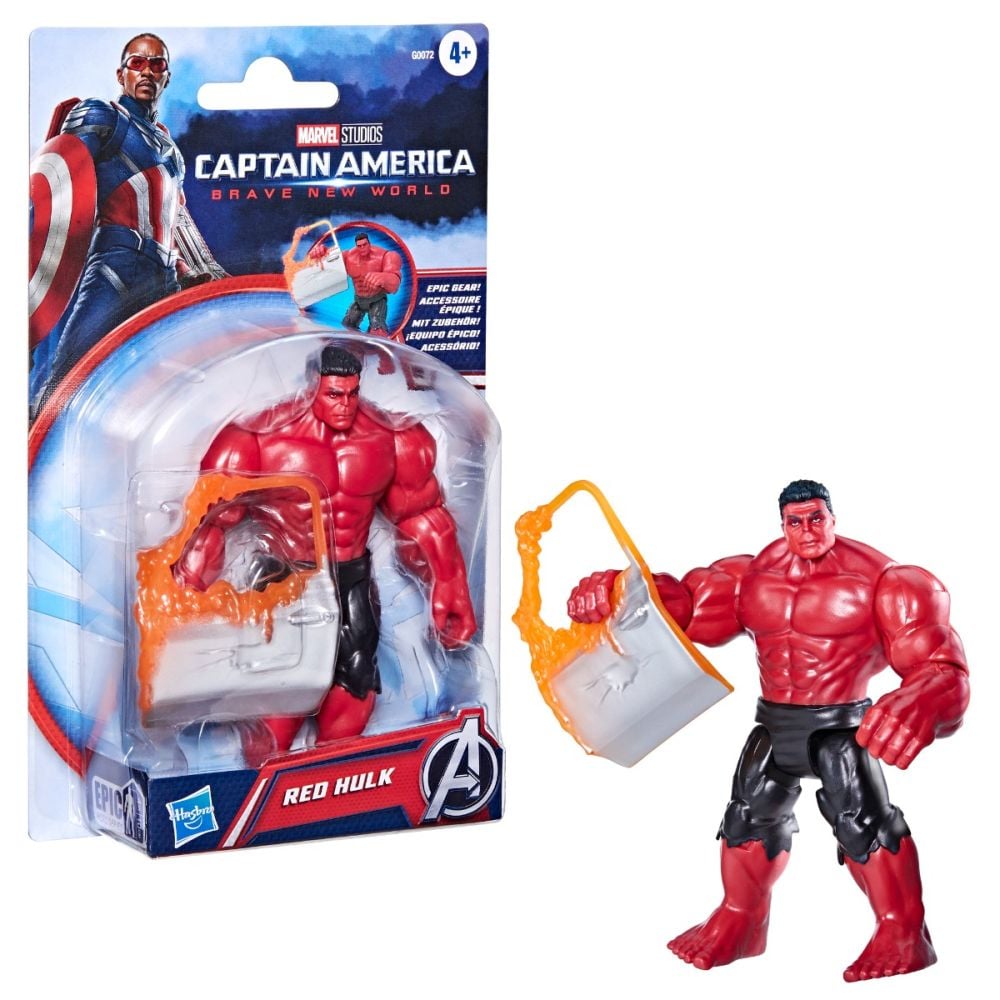 Подвижна фигурка, Avengers, Captain America Червения Хълк, 10 см, G0072