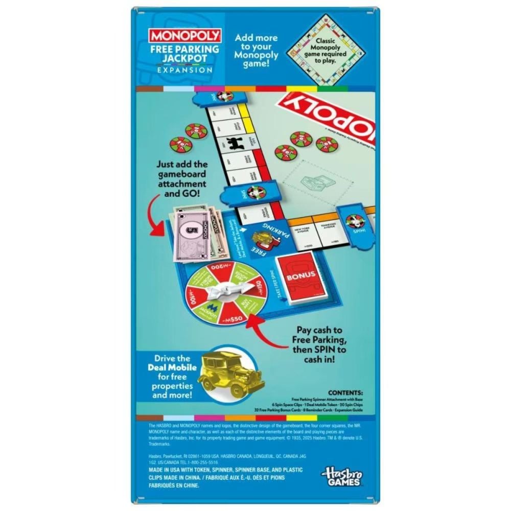 Настолна игра, Monopoly, Jackpot Free Parking, G0718