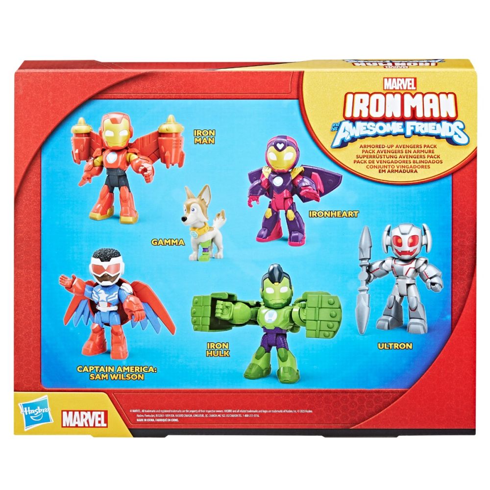 Комплект фигурки Marvel, Ironman and His Awesome Friends, G1255