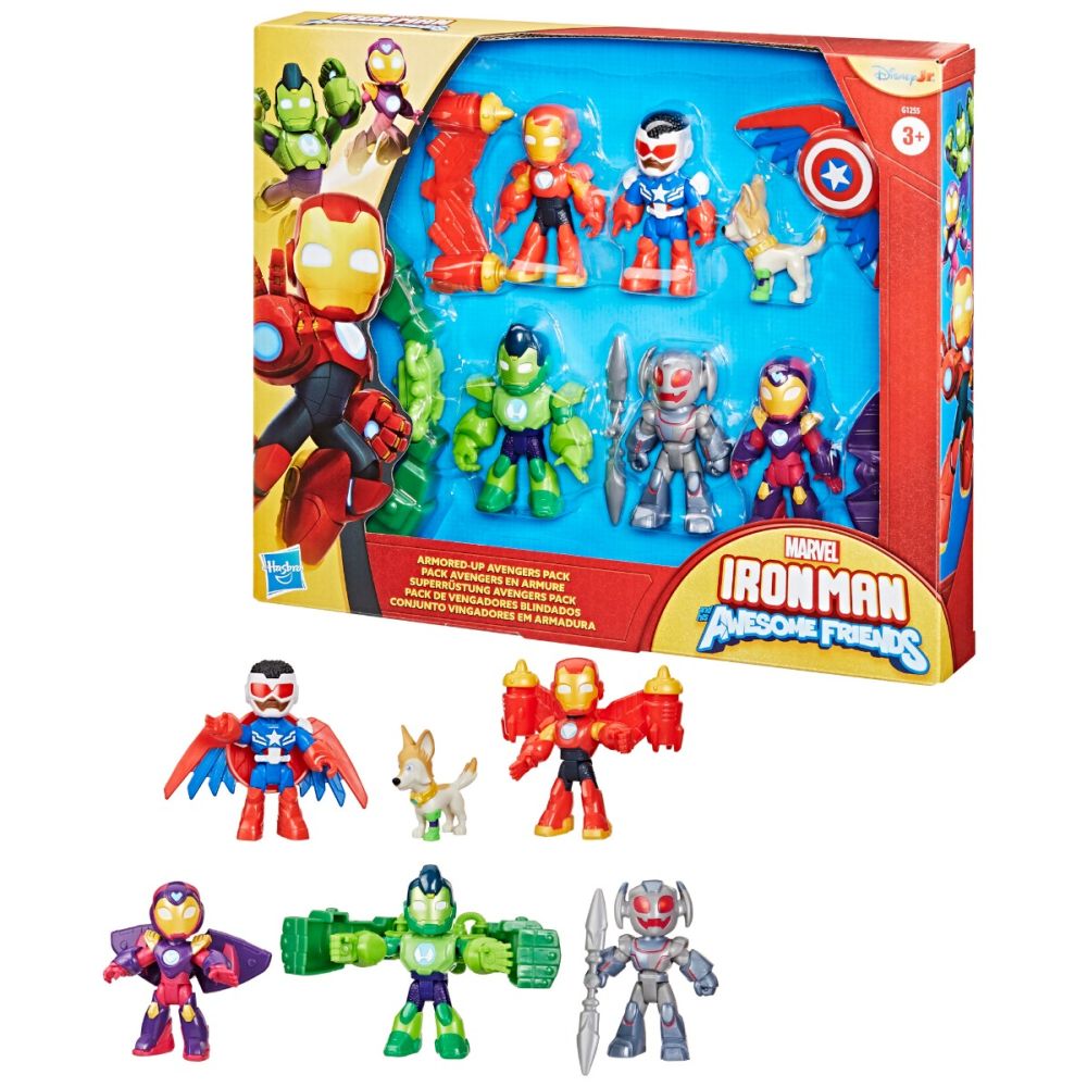 Комплект фигурки Marvel, Ironman and His Awesome Friends, G1255