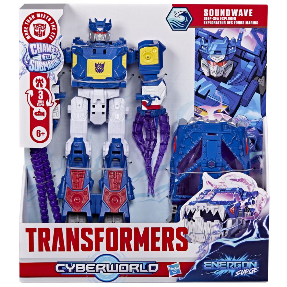 Фигурка Transformers, Cyberworld, Changes to Submarine, Soundwave, G1964