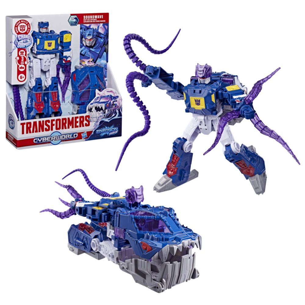 Фигурка Transformers, Cyberworld, Changes to Submarine, Soundwave, G1964