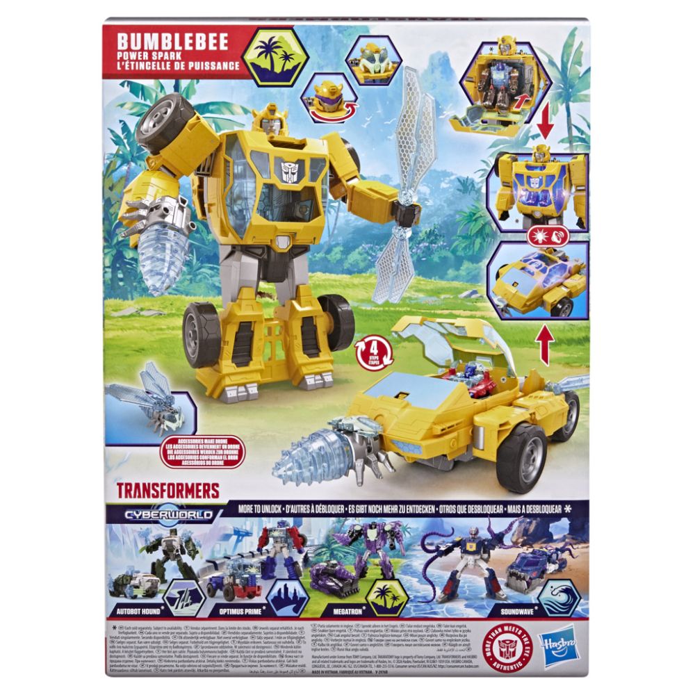Трансформиращ робот, Transformers, Cyberworld, Energon Surge, Bumblebee, Power Spark, G2451