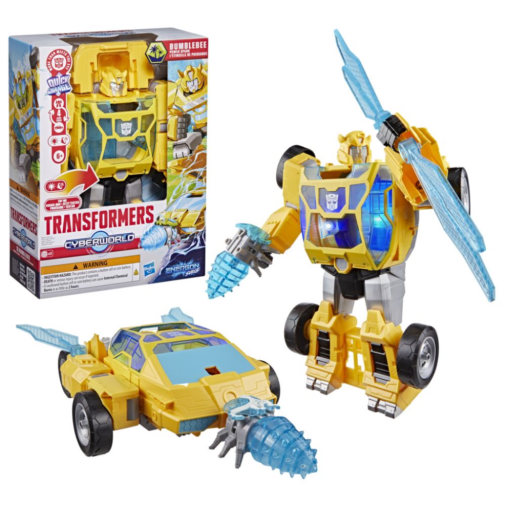 Трансформиращ робот, Transformers, Cyberworld, Energon Surge, Bumblebee, Power Spark, G2451