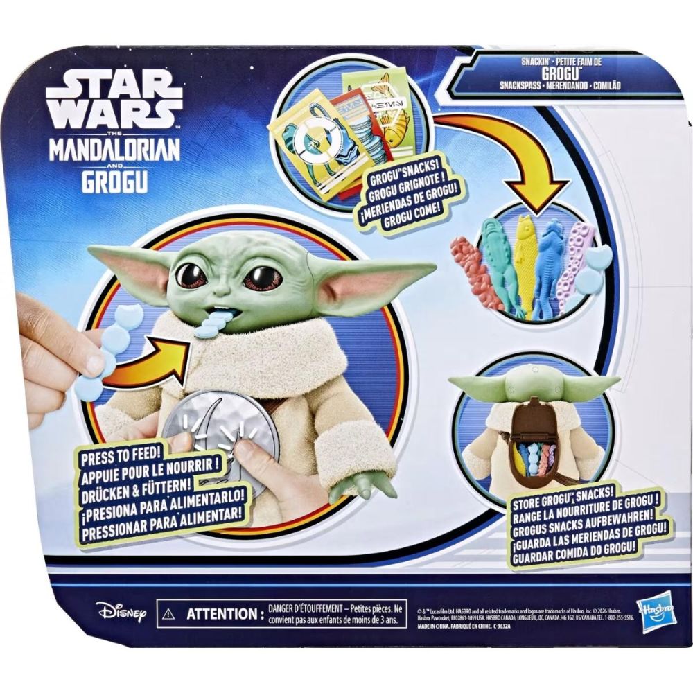 Фигурка с лакомства, Star Wars, The Mandalorian Snackin Grogu, G3087