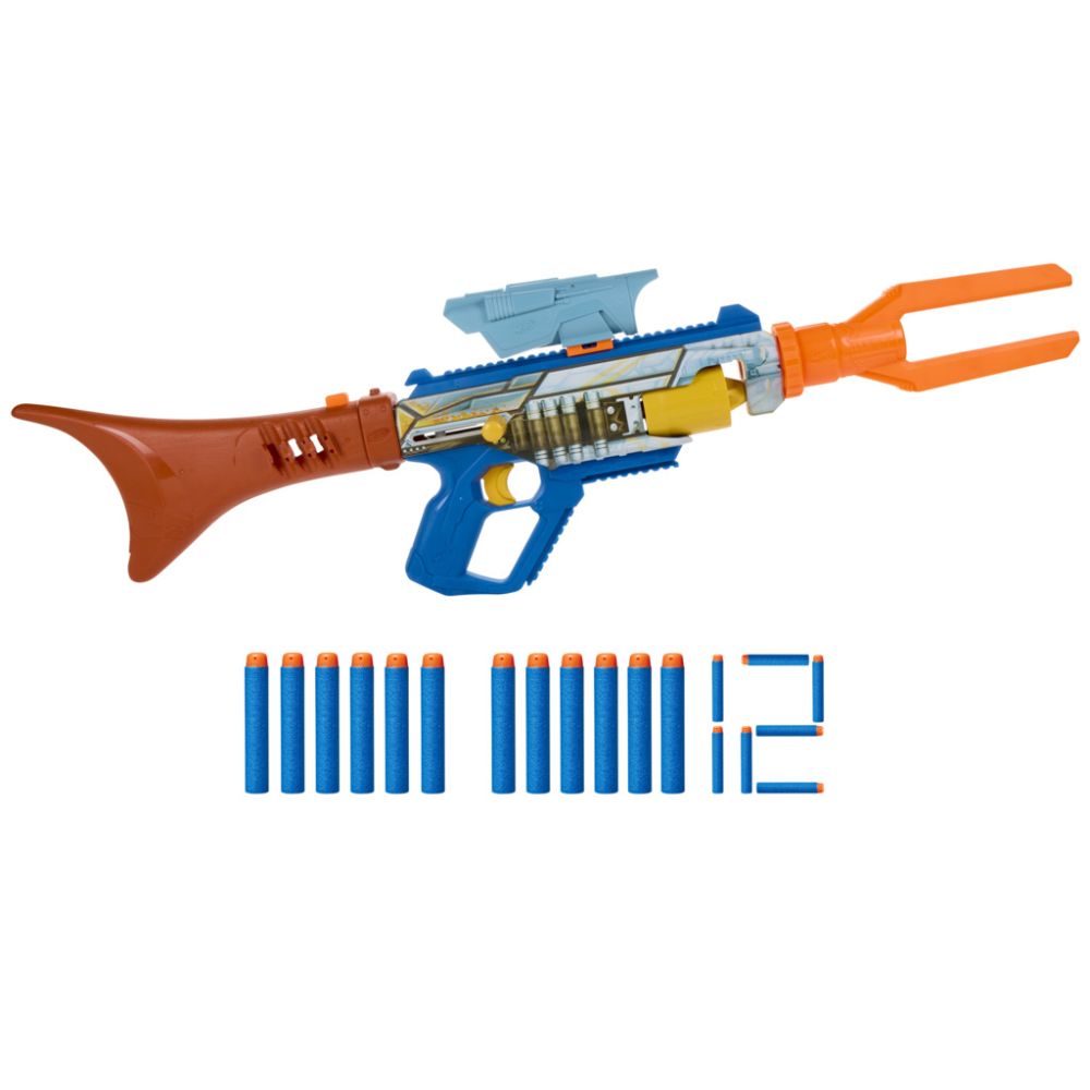 Бластер с 12 дунапренени стрелички, Nerf, The Mandalorian and Grogu, G3237