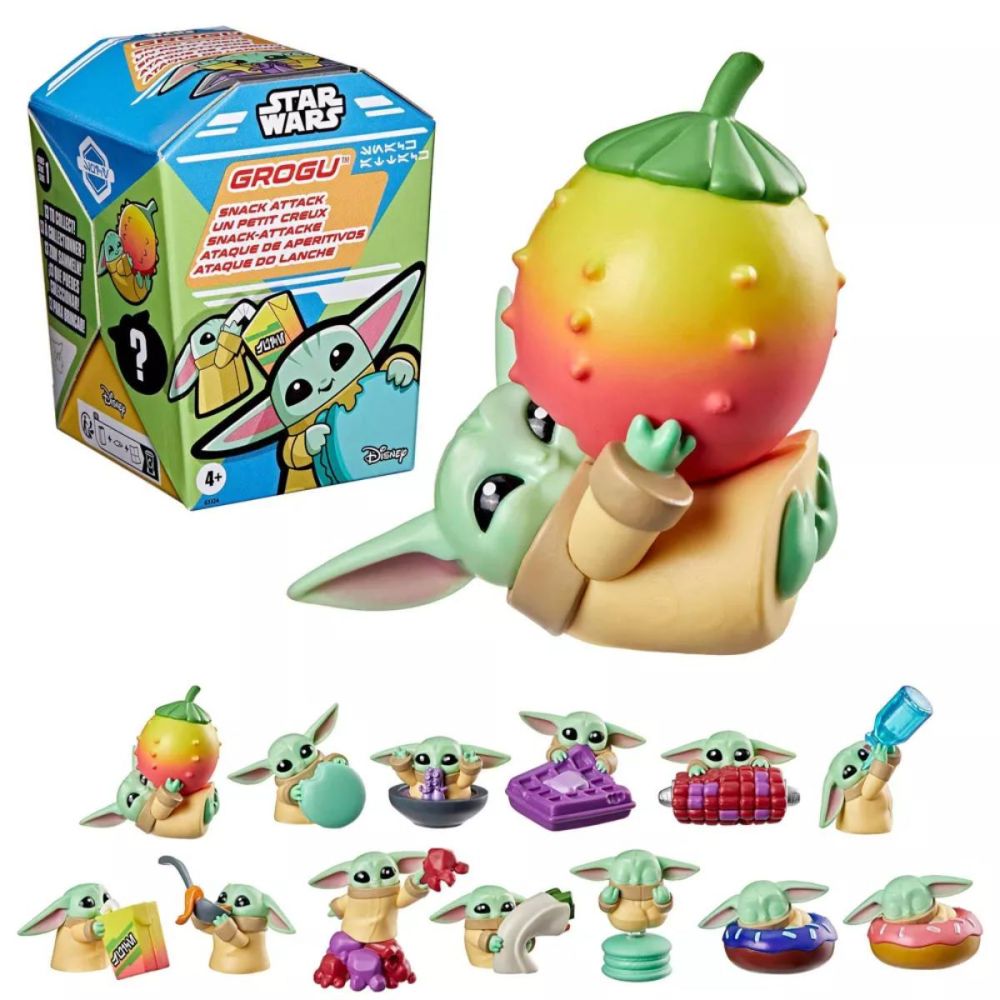 Фигурка изненада, Star Wars, Grogu Snack Attack, Серия 1, G3324