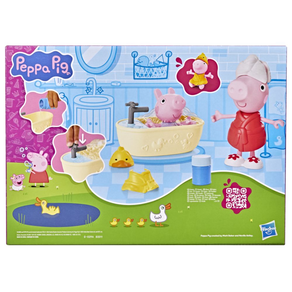 Комплект за игра Peppa Pig, Peppas Bubble Bath, G2184