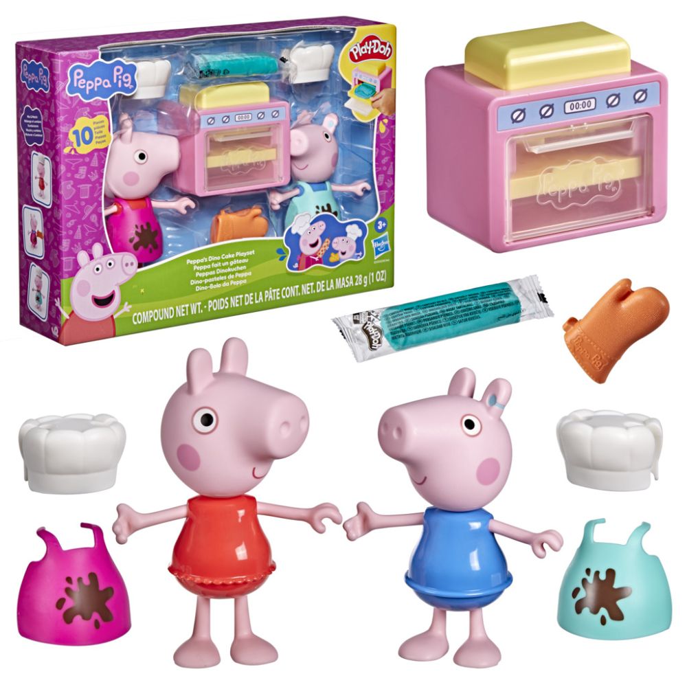 Комплект за игра Peppa Pig, Peppas Dino Cake, G3355