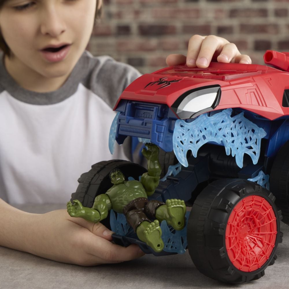 Бронирано превозно средство 2 в 1, Marvel Spider-Man, ActionVerse, Super Chompin Tank, G3439
