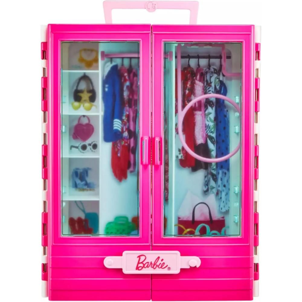 Комплект за игра с 2 кукли Barbie и Ken, Dress Up and Go Closet, GVK05