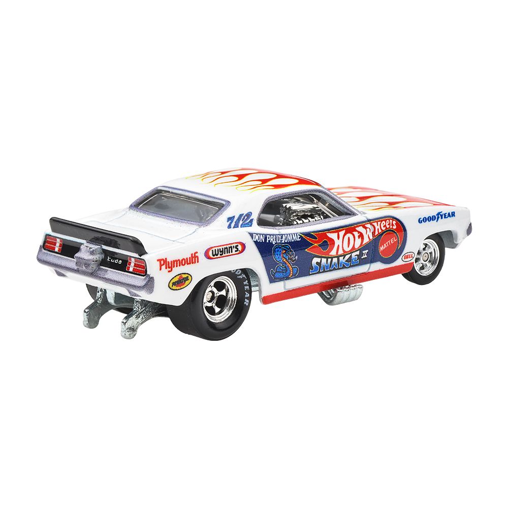 Комплект 2 метални колички, Hot Wheels, 72 Plymouth Cuda FC и Rob N Pinks, JBL01