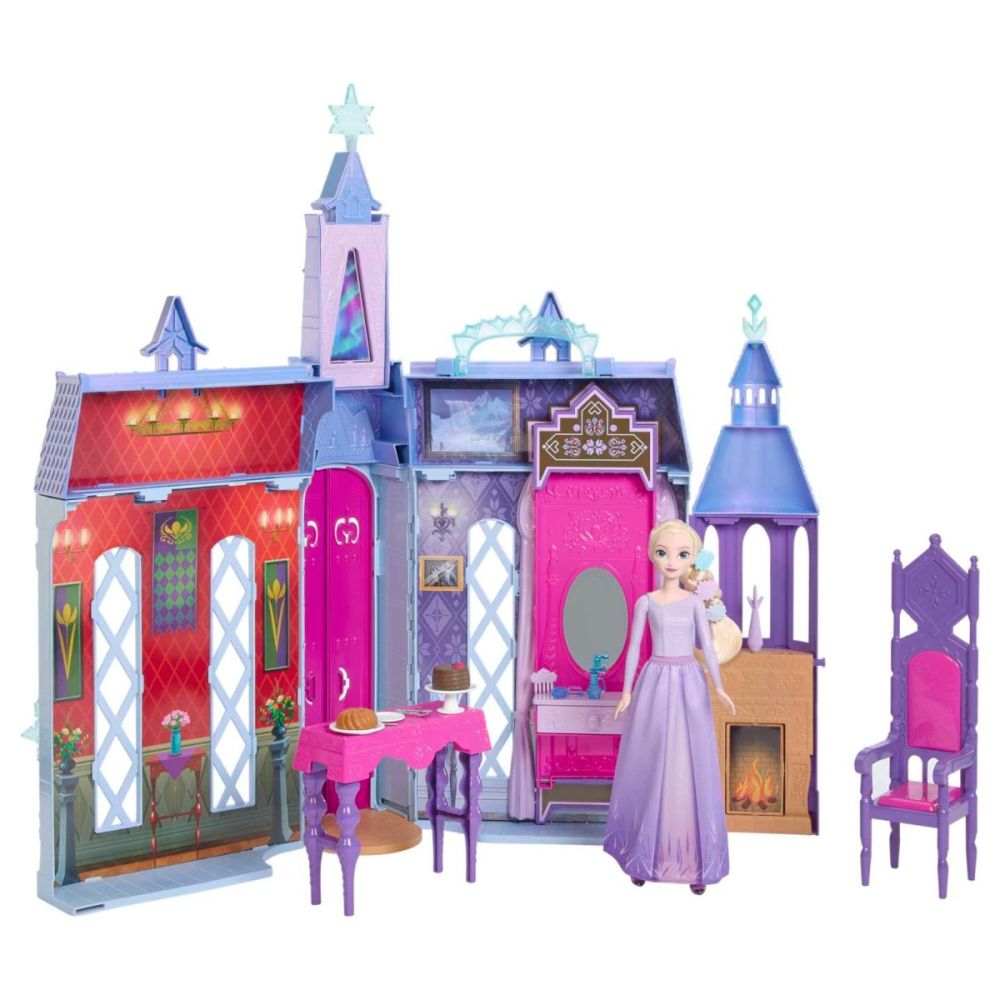 Комплект за игра с кукла, Disney Frozen, Замъкът Арендел, HLW61