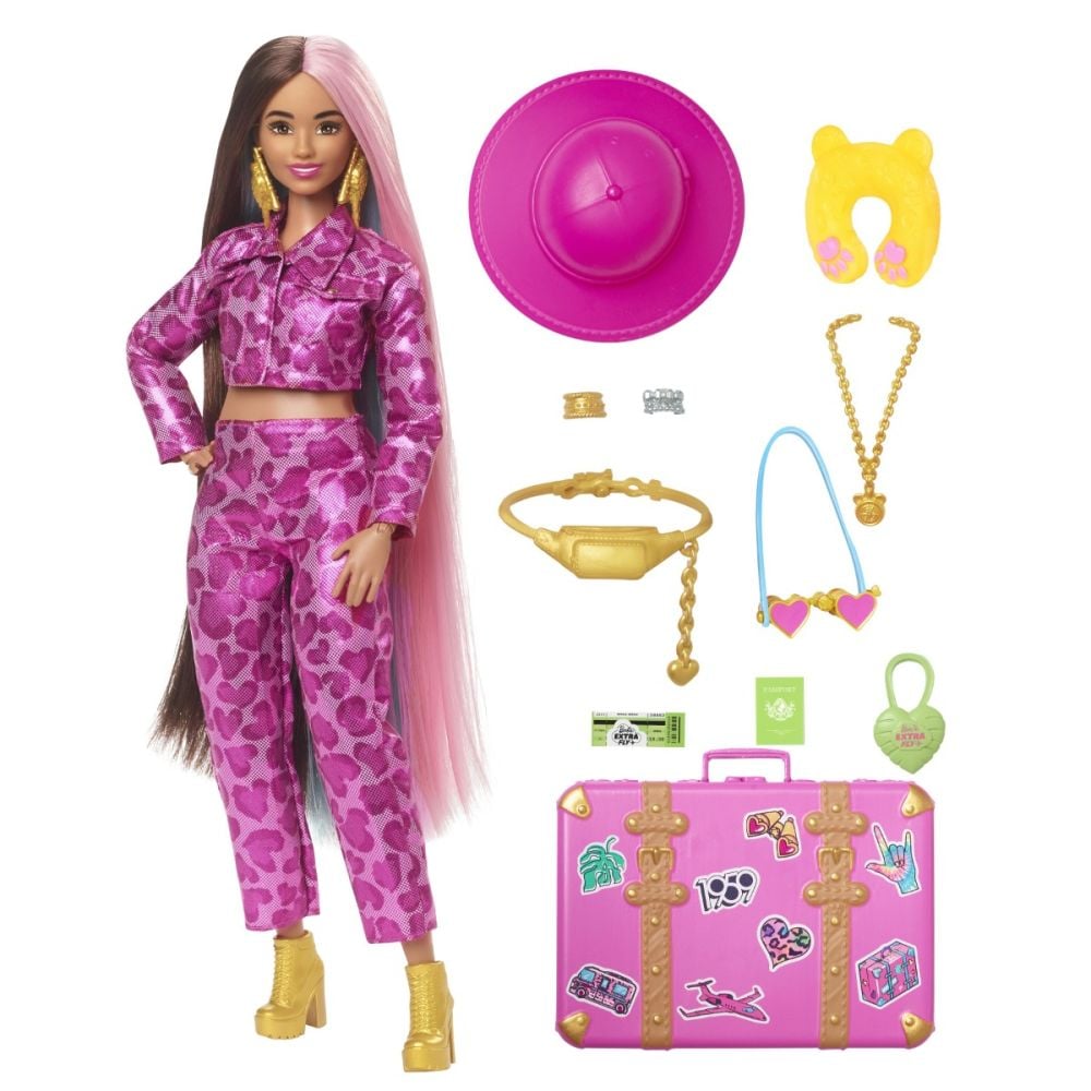 Кукла с аксесоари, Barbie Extra Fly Safari, HPT48