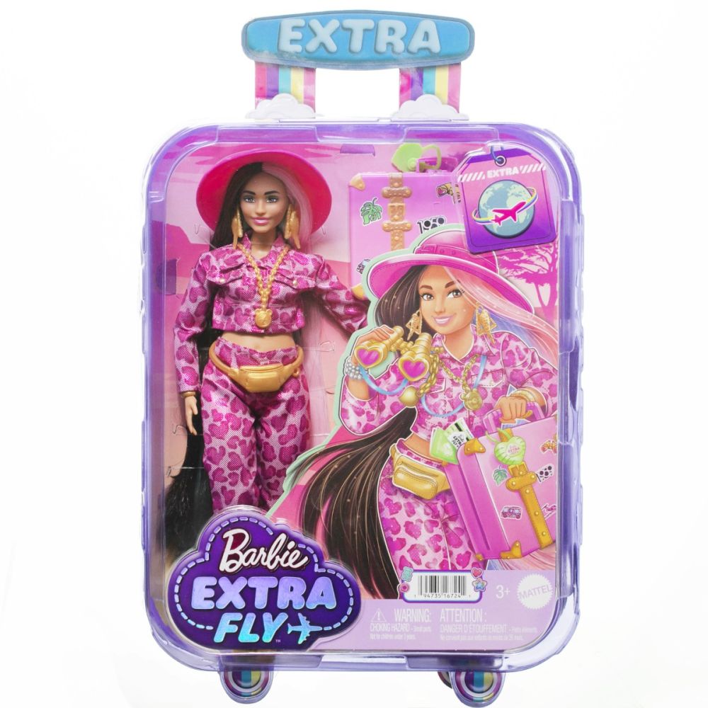Кукла с аксесоари, Barbie Extra Fly Safari, HPT48