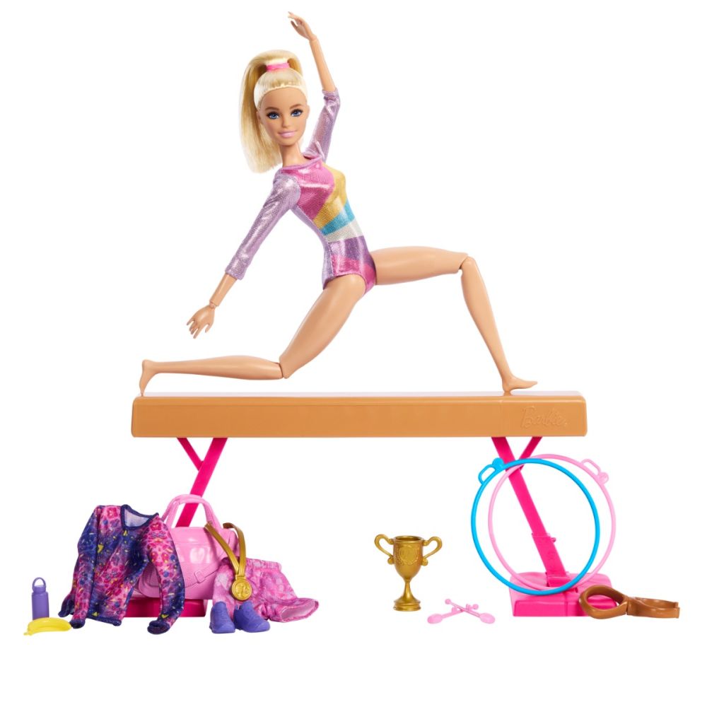 Кукла гимнастичка с аксесоари, Barbie, HRG52