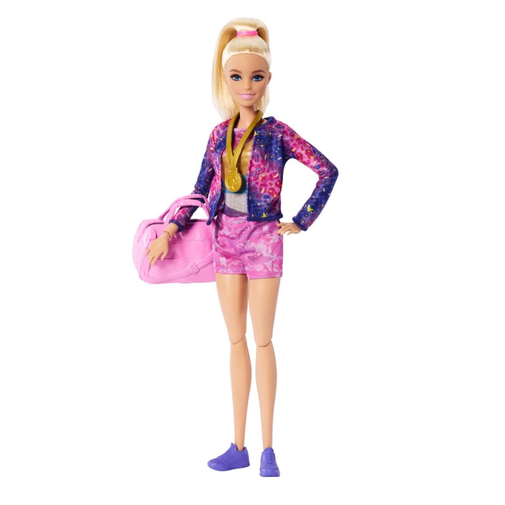 Кукла гимнастичка с аксесоари, Barbie, HRG52