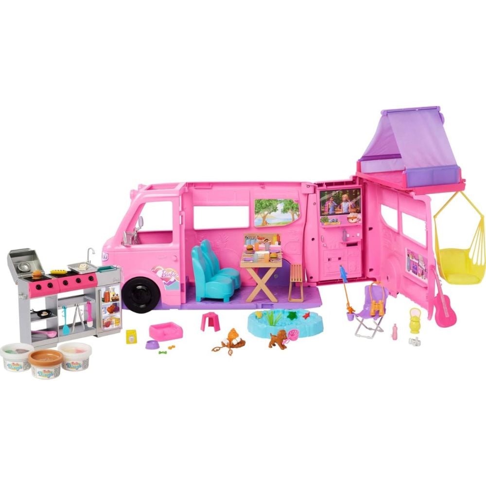 Комплект за игра Barbie, Dream Camper, HRJ78