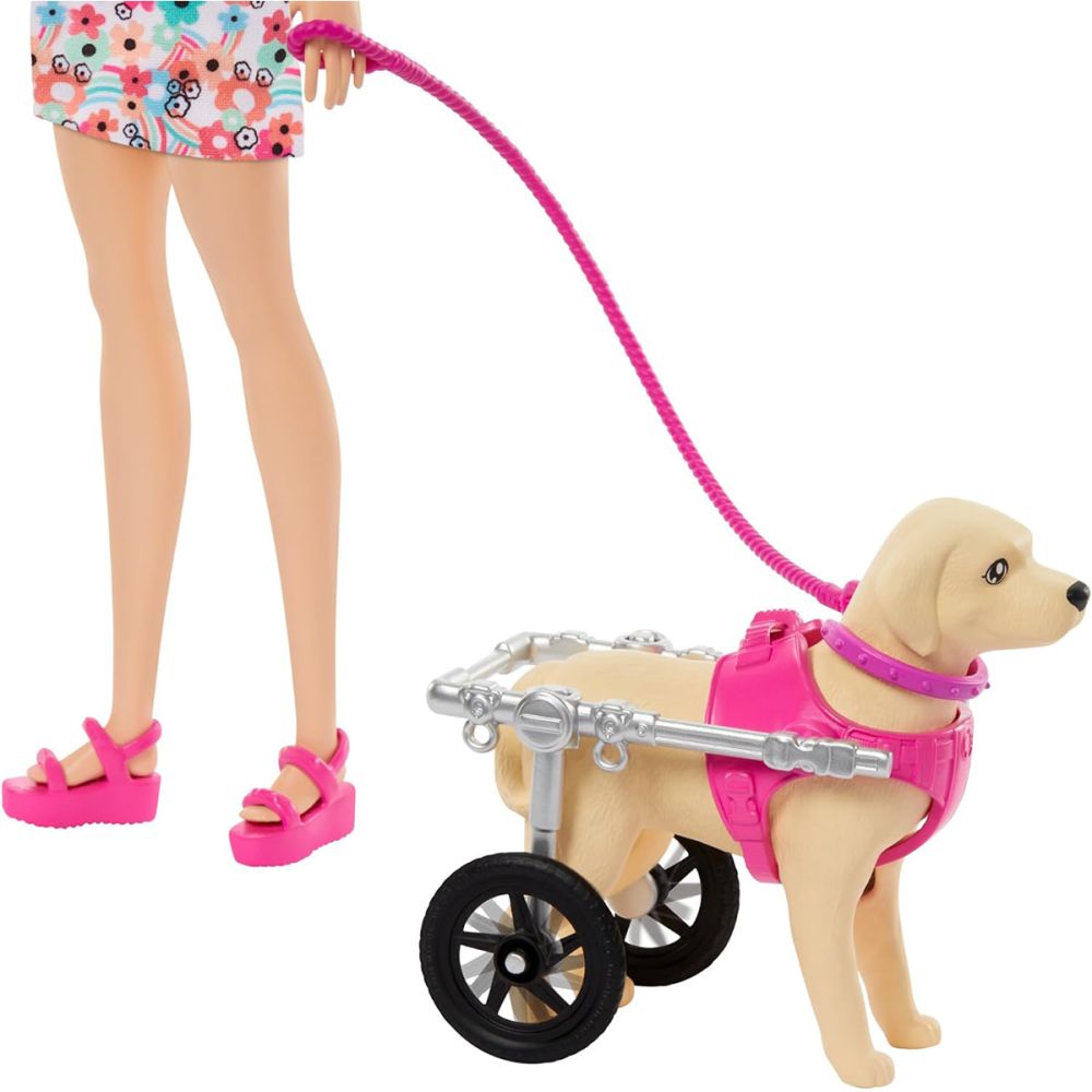 Кукла с 2 кученца и аксесоари, Barbie, HTK37