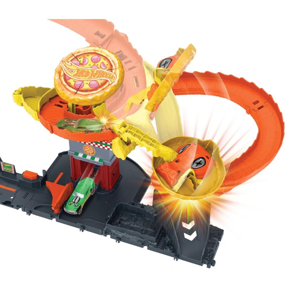 Комплект за игра Hot Wheels, Нападението на змията от пицарията, HTN81
